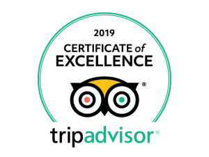 Tripadvisor Certificate of Excellence 2019